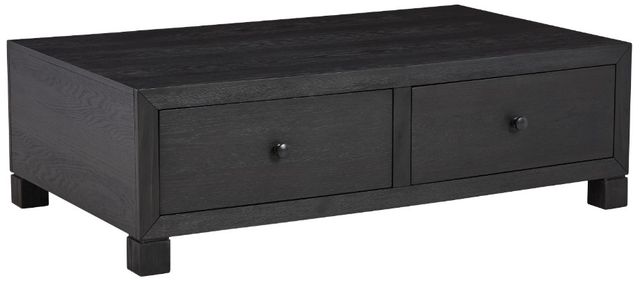 Signature Design by Ashley® Foyland 3-Piece Black Living Room Table Set-1