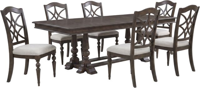 Liberty Furniture Arden Road 7-Piece Satin Cherry Dining Set-0