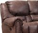 HomeStretch Del Mar Mocha Manual Rocking Reclining Loveseat with Console-1