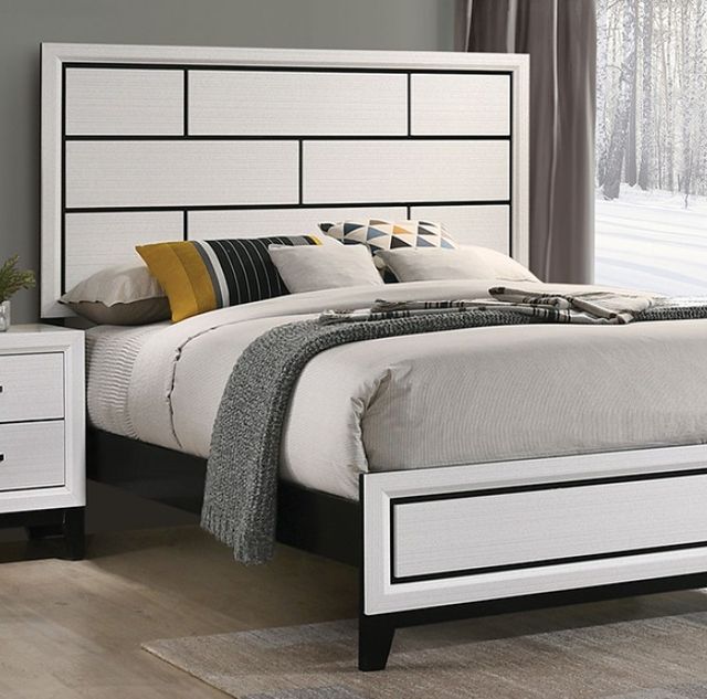 Furniture of America® Errico 4-Piece White Queen Bedroom Set-0