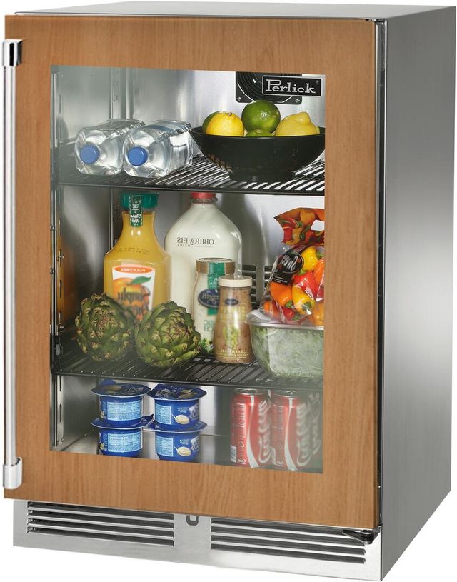 Perlick® Signature Series 24" 5.2 Cu. Ft. Panel Ready Under the Counter Refrigerator-0