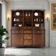 Furniture of America® Westerham Dark Cherry Hutch and Buffet-1