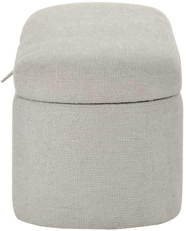Crown Mark Philipa Oatmeal Tweed Storage Bench-2