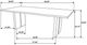 Coaster® Bradshaw Natural Acacia Dining Table with Black Base-4