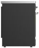 Ilve® Majestic III 30" Graphite Matte Pro Style Induction Range with Solid Door and Chrome Trim-3