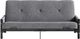 dhp furniture® Fairview Gray Futon with Storage-2