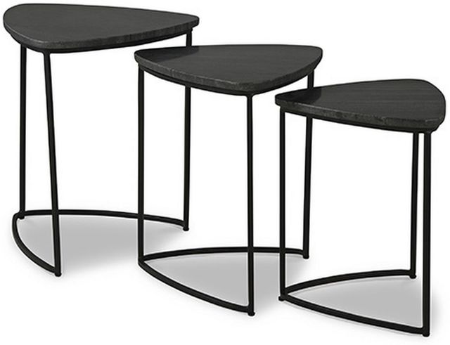Signature Design by Ashley® Olinmere 3-Piece Black Accent Tables-0