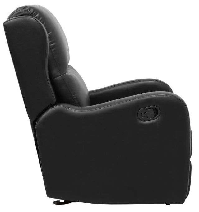 Homelegance® Durant Black Gliding Recliner-3