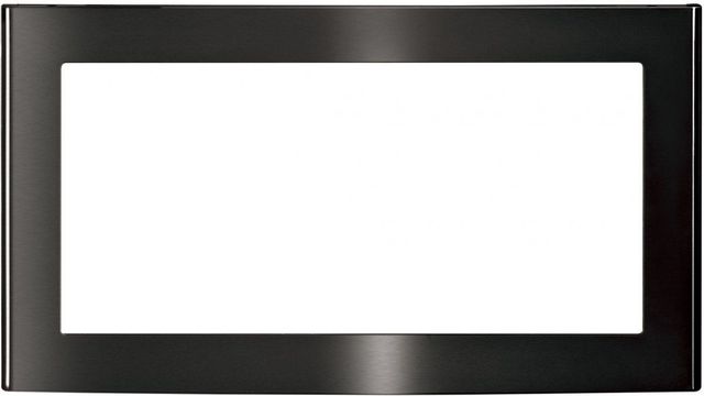 GE® 26.88" Black Stainless Built In Microwave Trim-0