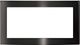 GE® 26.88" Black Stainless Built In Microwave Trim-0