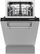 Bertazzoni 18" Fingerprint Resistant Stainless Steel Top Control Built In Dishwasher-1