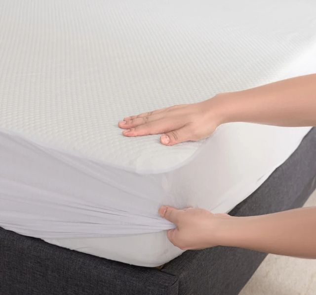 SlumberShield® SlumberCool Queen Mattress Protector-2
