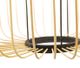 YHD Serren Natural/Matte Black 1-Light Large Pendant Lighting-5