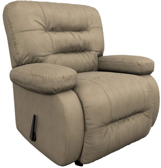 Best® Home Furnishings Maddox Mushroom Leather Rocker Recliner-0