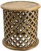 A & B Home 2-Piece Natural Burn Side Table Set-1