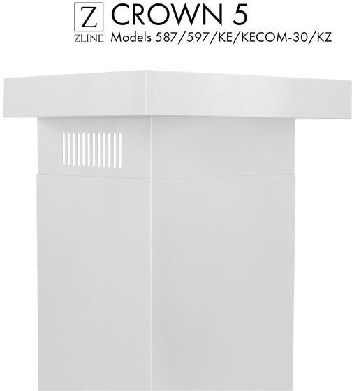 ZLINE Stainless Steel Crown Molding-3