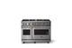 Viking® 5 Series 48" Stainless Steel Pro Style Gas (NG) Range with Brushed Brass Trim-3