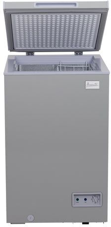 Avanti 3.5 Cu. Ft. Stainless Steel Chest Freezer-3