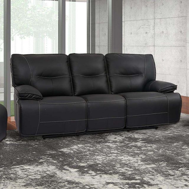 Parker House® Spartacus Black Power Reclining Sofa-1