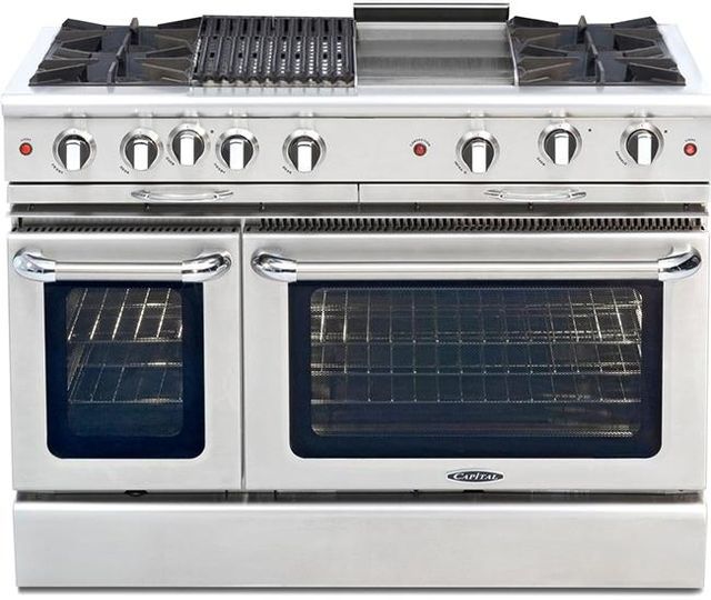 Capital Culinarian 48" Stainless Steel Pro Style Natural Gas Range-0