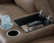 Signature Design by Ashley® Beckley Place Earth Power Reclining Console Loveseat with Adjustable Headrest-4
