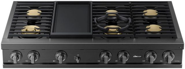 Dacor® 48" Graphite Stainless Natural Gas RangeTop