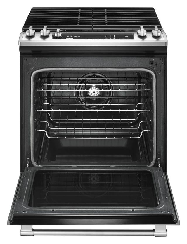 Maytag® 30" Fingerprint Resistant Stainless Steel Slide In Gas Range-1