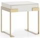 VIG Furniture Modrest Adonis Gold/White Nightstand-0