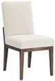 Artisan & Post by Vaughan-Bassett Dovetail Aged Gray/Oatmeal Upholstered Dining Side Chair-0