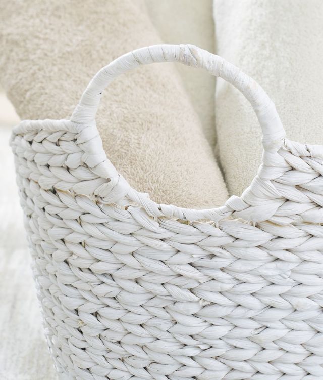 Signature Design by Ashley® Perlman 2-Piece Antique White 18" Basket Set-2