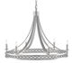 Currey & Company Gavotte Silver Ice Chandelier-0