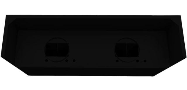 Vent-A-Hood® 66" Black Wall Mounted Range Hood-2