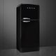 Smeg 50's Style 32'' 19.3 Cu. Ft. Black Top Freezer Refrigerator-3