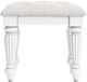 Signature Design by Ashley® Kozlani White Upholstered Vanity Stool-2