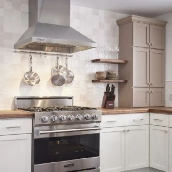 Viking® 3 Series 30" Valentine Chimney Wall Hood with Standard Ventilator-1