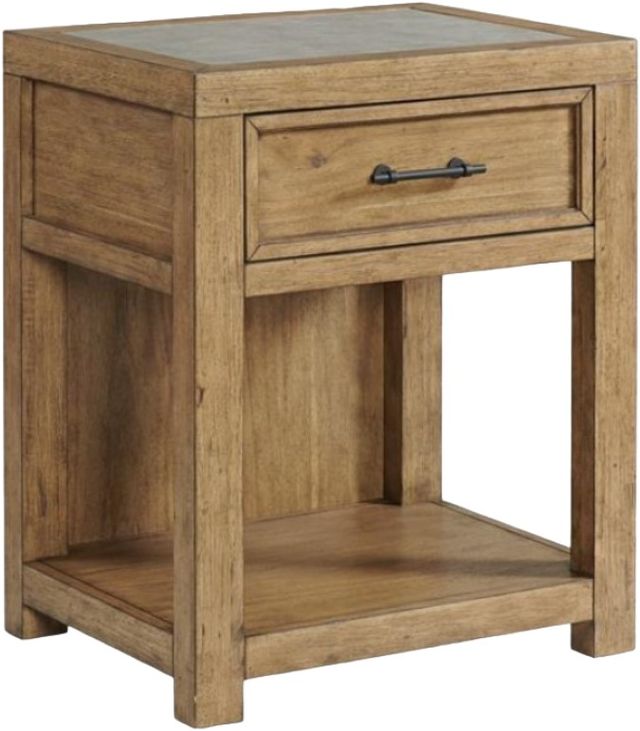 Riverside Furniture Bozeman Toasted Almond 1-Drawer Nightstand-0