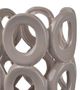 A & B Home Nyla Gray Medium Candle Holder-1