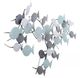 Stylecraft Metal School Blue/Brown Wall Art-2