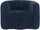 Jofran Inc. Grande Navy Swivel Accent Chair-1