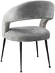 TOV Furniture Rocco Slub Grey Dining Chair-2