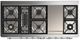 Ilve® Majestic III 60" Antique White Pro Style Dual Fuel Natural Gas Range with Solid Door and Chrome Trim-3