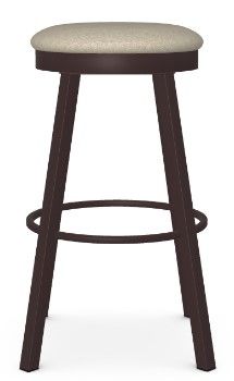 Amisco Customizable Connor Upholstered Swivel Bar Stool-1