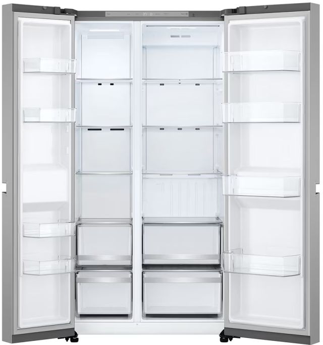 LG 36” 23 Cu. Ft. Stainless Steel Counter Depth Side-by-Side Refrigerator-1