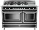 Bertazzoni Heritage Series 48" Black Free Standing Gas Ranges-0