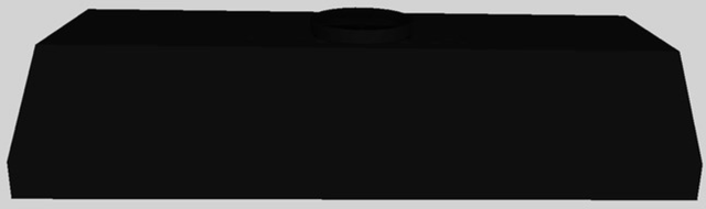 Vent-A-Hood® 54" Black Wall Mounted Liner Insert-3