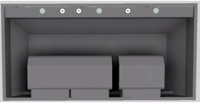 Vent-A-Hood® Designer Series 48" Gunsmoke Wall Mounted Range Hood-3