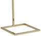 Century® Grand Tour Furniture Martini Luxe Acrylic Top Accent Table with Brass Base-2