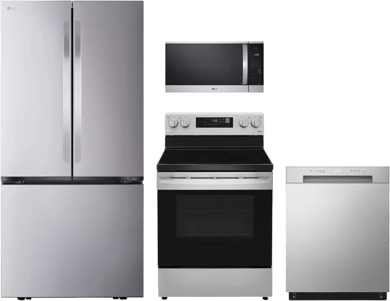 LG 4 Piece Stainless Steel Kitchen Package | Keith's Appliances ...