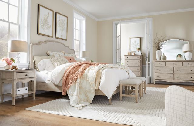 aspenhome® Provence Linen 1-Drawer Nightstand-1