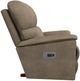 La-Z-Boy® Brooks Mushroom Power Rocking Recliner with Headrest and Lumbar-3